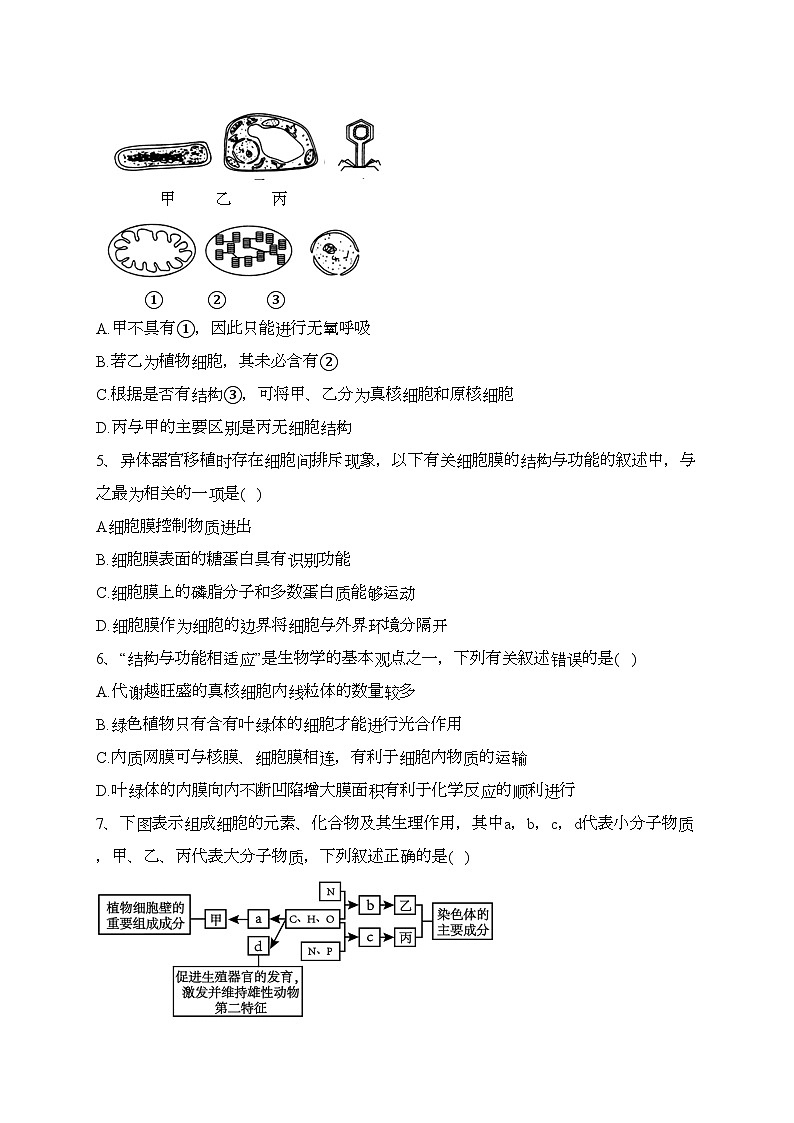 辽宁省鞍山市第一中学等五校联考2022-2023学年高二下学期期末考试生物试卷（含答案）第2页