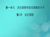 新高考适用2024版高考生物一轮总复习必修1分子与细胞第1单元走近细胞和组成细胞的分子第1讲走近细胞课件