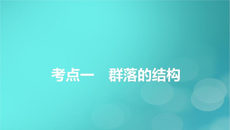 新高考适用2024版高考生物一轮总复习选择性必修2生物与环境第9单元生物与环境第2讲群落及其演替课件05