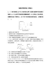 专题06 细胞的物质输入和输出（精练）-备战2024高考生物一轮复习串讲精练（新高考专用）