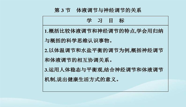 新教材2023高中生物第3章体液调节第3节体液调节与神经调节的关系课件新人教版选择性必修1第2页