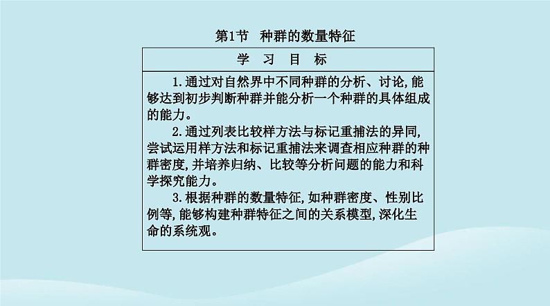 新教材2023高中生物第1章种群及其动态第1节种群的数量特征课件新人教版选择性必修2第2页