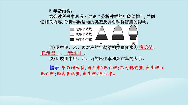 新教材2023高中生物第1章种群及其动态第1节种群的数量特征课件新人教版选择性必修2第7页