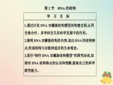 新教材2023高中生物第3章基因的本质第2节DNA的结构课件新人教版必修2