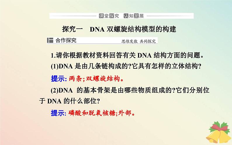 新教材2023高中生物第3章基因的本质第2节DNA的结构课件新人教版必修2第7页