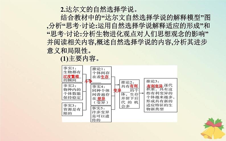 新教材2023高中生物第6章生物的进化第2节自然选择与适应的形成课件新人教版必修205