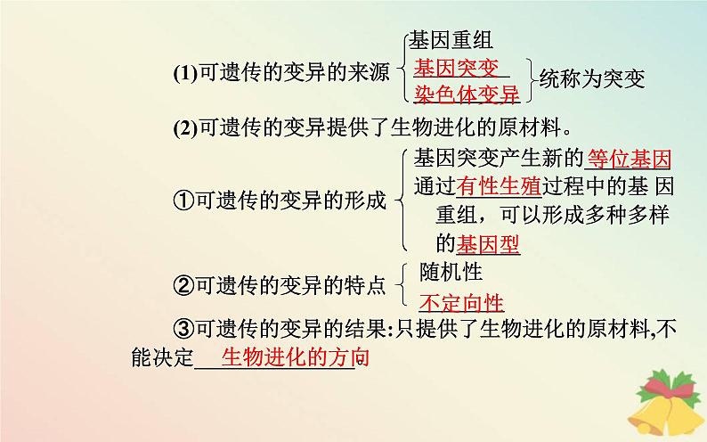 新教材2023高中生物第6章生物的进化第3节种群基因组成的变化与物种的形成课件新人教版必修2第5页