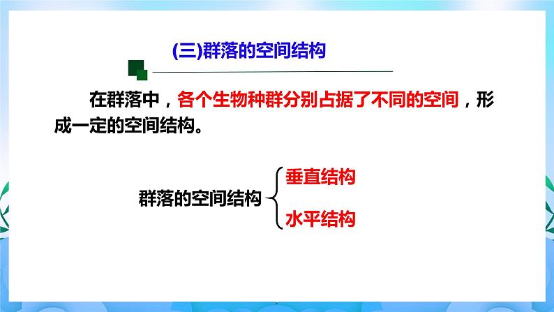 2.1群落的结构  课件 人教版生物选择性必修2（第2课时）  课件 人教版生物选择性必修202