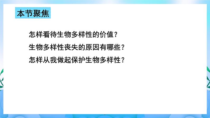 4.2生物多样性及其保护  课件 人教版生物选择性必修202