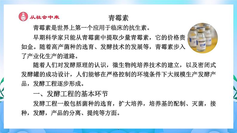 1.3发酵工程及其应用 课件 人教版生物选择性必修302