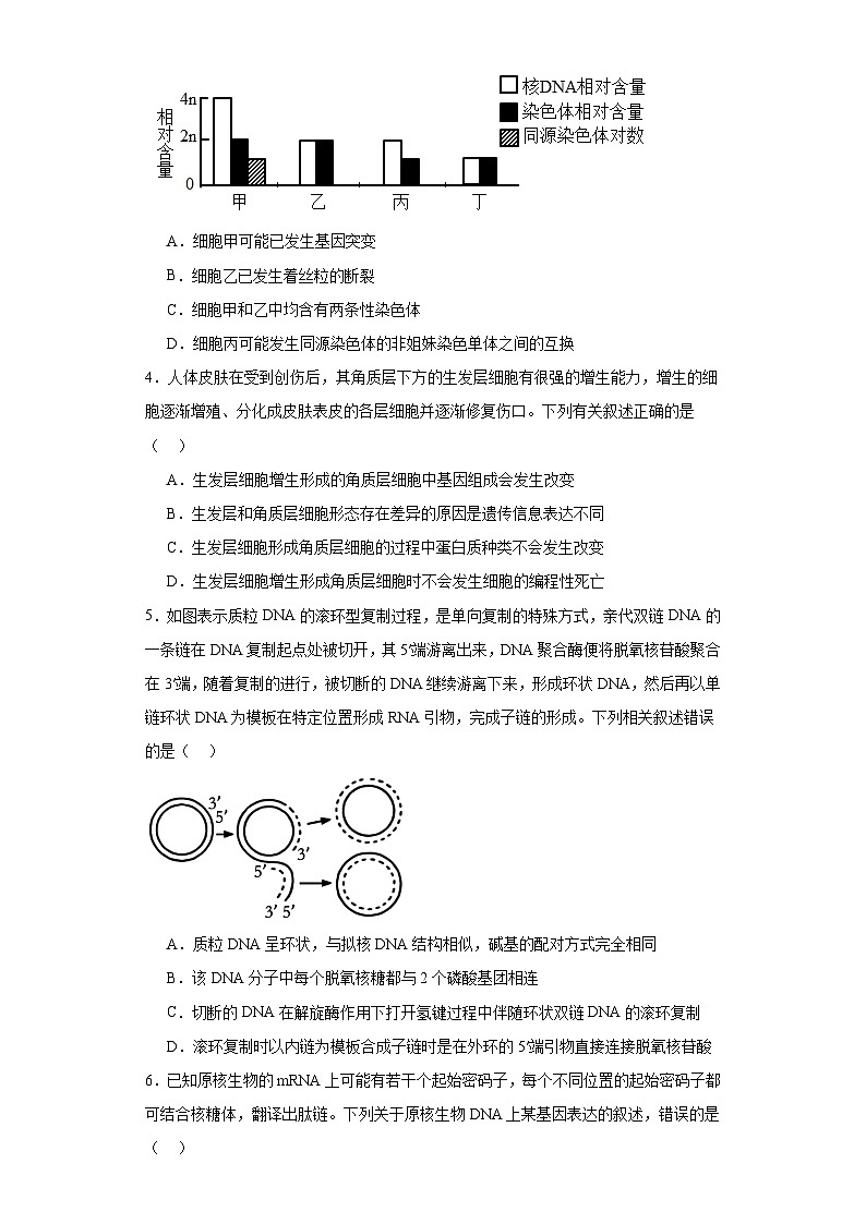 2023届湖南省娄底市涟源市一中等三校高三第六次联考生物试题（含解析）第2页