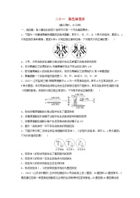 课时质量评价21染色体变异---2024版高考生物一轮总复习