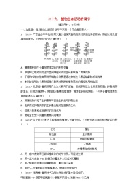 课时质量评价29植物生命活动的调节---2024版高考生物一轮总复习