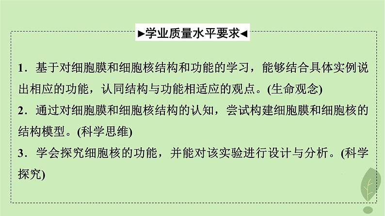 2024版高考生物一轮总复习第2单元细胞的基本结构第4课细胞膜和细胞核课件第2页