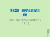2024版高考生物一轮总复习第3单元细胞的能量供应和利用第9课捕获光能的色素和结构及光合作用过程课件