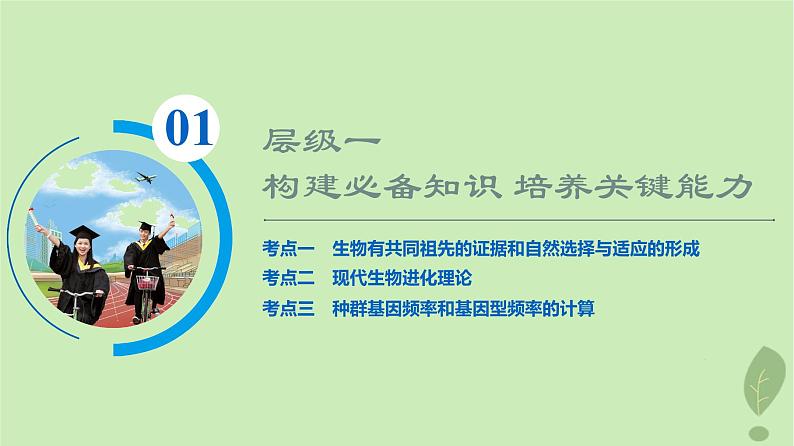 2024版高考生物一轮总复习第7单元生物的变异育种与进化第22课生物的进化课件03