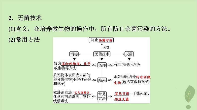 2024版高考生物一轮总复习第10单元生物技术与工程第36课微生物的培养技术及应用课件05