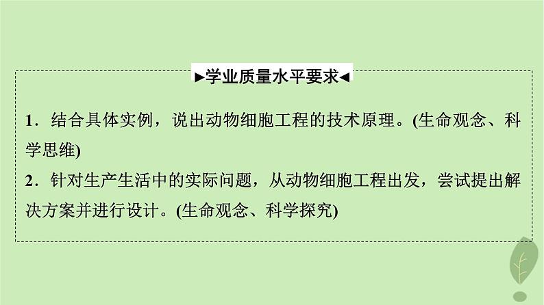 2024版高考生物一轮总复习第10单元生物技术与工程第38课动物细胞工程课件第2页