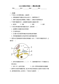 2023届重庆市高三二模生物试题（含解析）