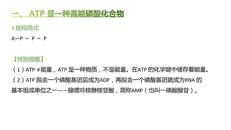 高中生物人教版（2019）必修1第五章5.2《细胞的能量“货币”ATP》课件+同步练习04