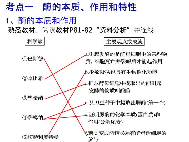 2023届高三生物第一轮复习：酶 课件04