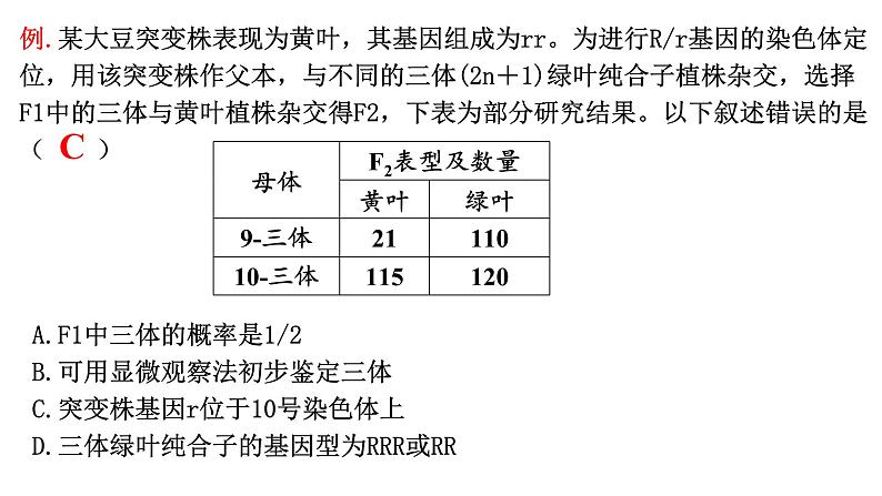 2023届高三生物一轮复习：染色体变异 课件第6页