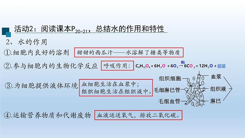 2023届高三生物一轮复习课件细胞中的无机物第8页