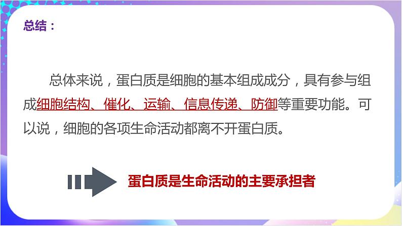 人教版高中生物必修一 2.4 《蛋白质是生命活动的主要承担者》（课件）06