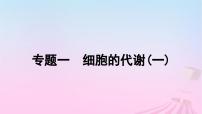 2023_2024学年新教材高中生物专题一细胞的代谢一作业课件新人教版必修1