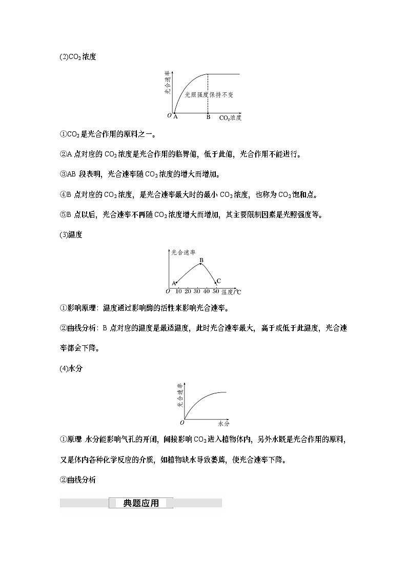 苏教版(2019）高中生物 必修1   第三章 第四节　影响光合作用和细胞呼吸的环境因素（学案+课时对点练 word版含解析）03