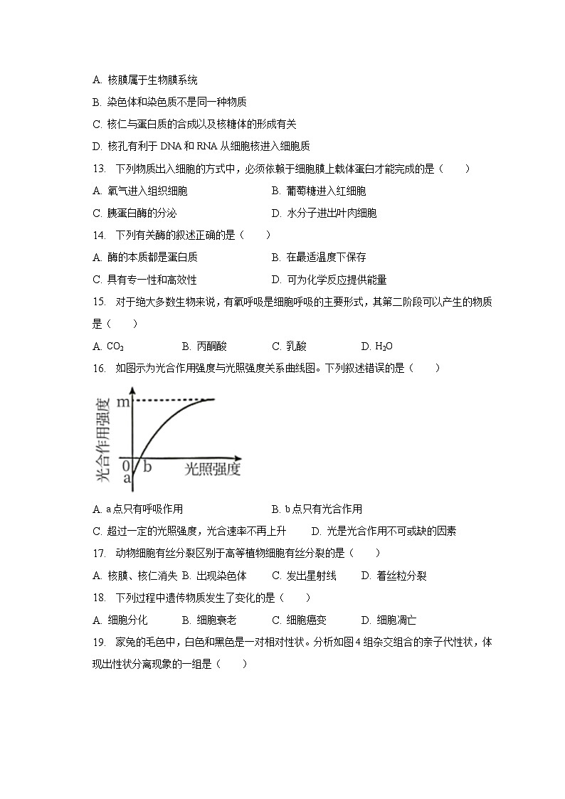 2022-2023学年宁夏银川市贺兰重点中学高一（下）期末生物试卷（含解析）03