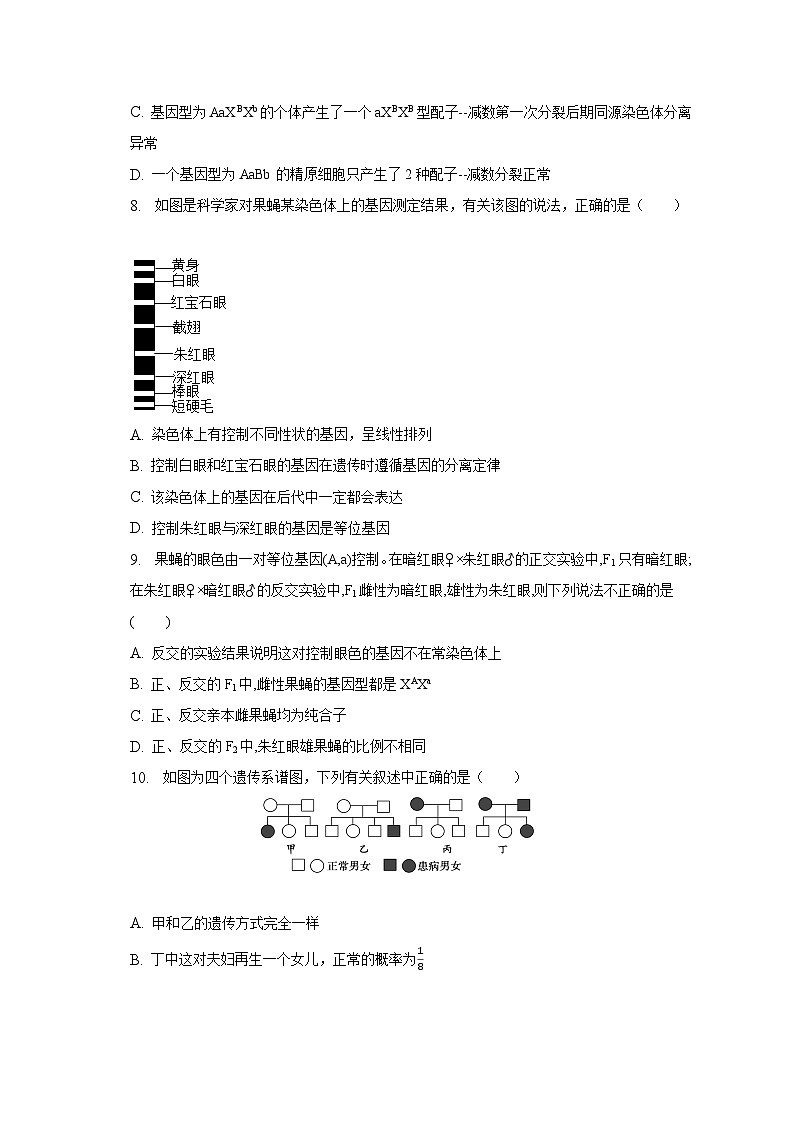 2022-2023学年黑龙江省某校高一（下）期末生物试卷（含解析）03