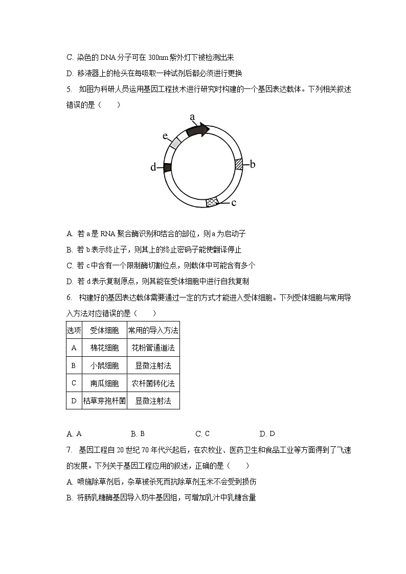 2022-2023学年甘肃省金昌市永昌第一高级中学高二（下）期末生物试卷（含解析）第2页