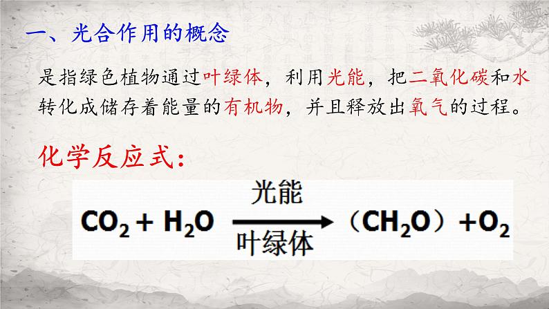 5.4.2光合作用的原理和应用课件-2023-2024学年高一上学期生物人教版必修102