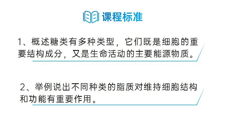 【核心素养】人教版高中生物必修一2.3 细胞中的糖类和脂质 课件第2页