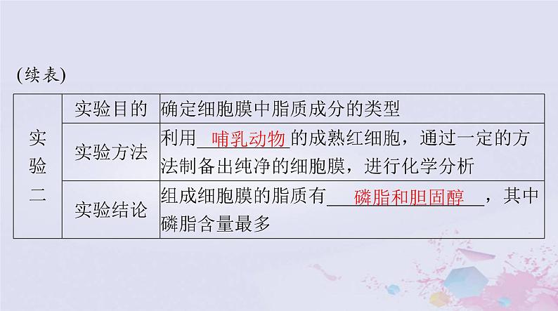 2024届高考生物一轮总复习必修1第3章细胞的基本结构第13节细胞膜的结构和功能细胞核的结构和功能课件06