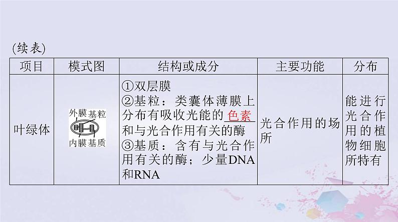 2024届高考生物一轮总复习必修1第3章细胞的基本结构第2节细胞器之间的分工合作课件04