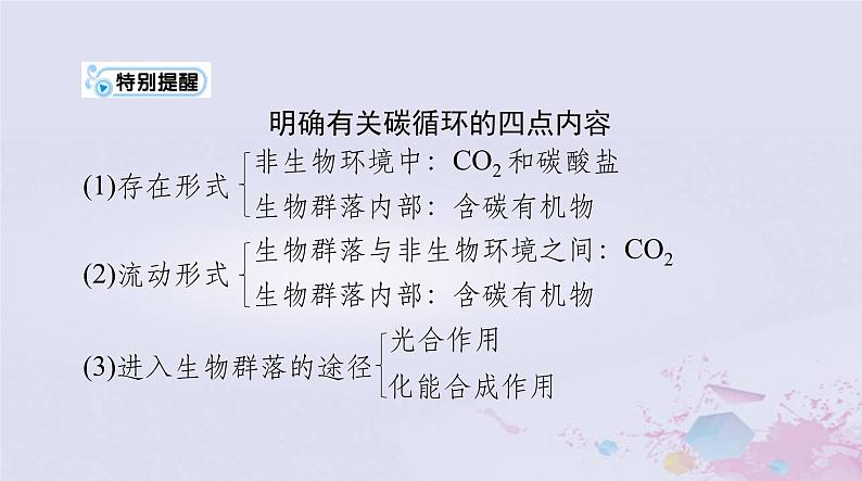 2024届高考生物一轮总复习选择性必修2第3章生态系统及其稳定性第345节生态系统的物质循环信息传递生态系统的稳定性课件04
