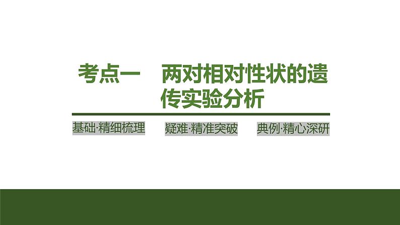 2024年高考生物大一轮必修2复习课件：第17讲　基因的自由组合定律第4页