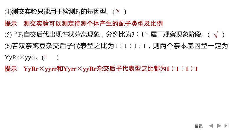 2024年高考生物大一轮必修2复习课件：阶段排查 回扣落实(四)第3页