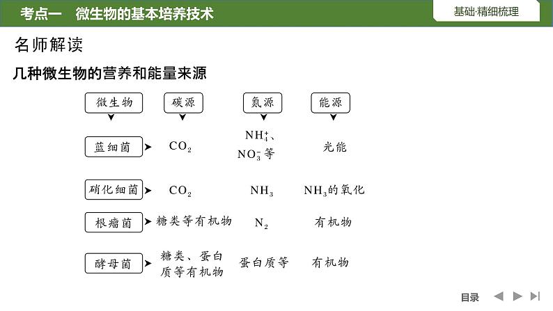 2024年高考生物大一轮选择性必修3复习课件：第45讲　微生物的培养技术及应用06