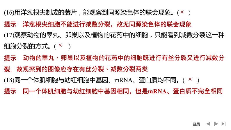 2024年高中生物大一轮复习必修一课件：阶段排查 回扣落实(三)第6页