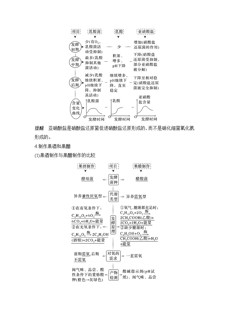 2024年高考生物大一轮选择性必修3复习讲义：第44讲　传统发酵技术的应用与发酵工程第3页
