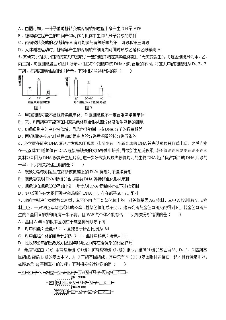 江西省南昌市等5地2022-2023学年高三下学期开学生物试题第2页