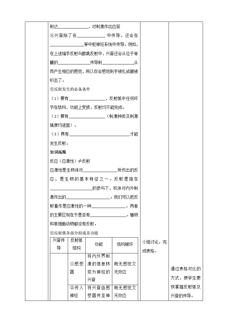 高中生物2023—2024年新人教版选择性必修一2.2神经调节的基本方式（课件+教案）（2份）03