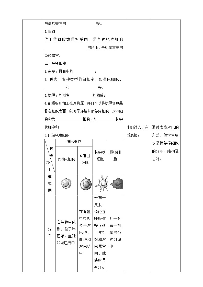 高中生物2023—2024年新人教版选择性必修一4.1免疫系统的组成和功能（课件+教案）（2份）03