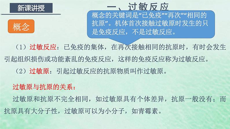 高中生物2023—2024年新人教版选择性必修一4.3免疫失调（课件+教案）（2份）05