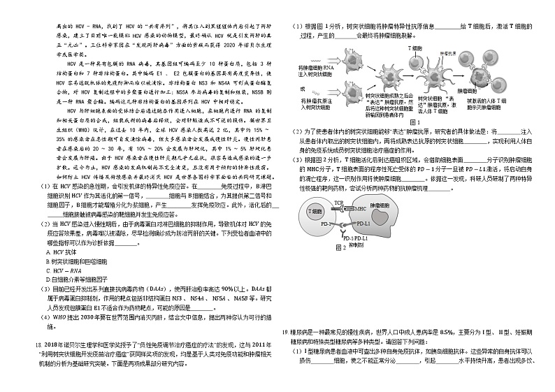 北京市第四十三中学2021-2022学年高二上学期期中考试生物（Word版含答案）第3页