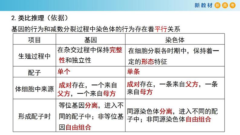 专题15 遗传的染色体学说、伴性遗传和人类遗传病-备战2023年高考生物一轮复习全考点精选课件（浙江专用）第3页