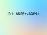 2023新教材高中生物第2章组成细胞的分子第5节核酸是遗传信息的携带者作业课件新人教版必修1